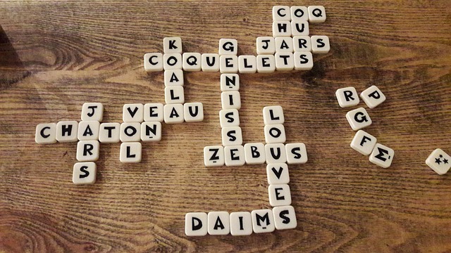 Wood Scrabble Games French Words